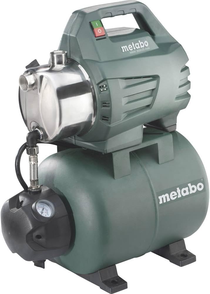 Metabo Hauswasserwerk HWW 3500/25 Inox (600969000) Karton, Nennaufnahmeleistung: 900 W, Max. Förderm