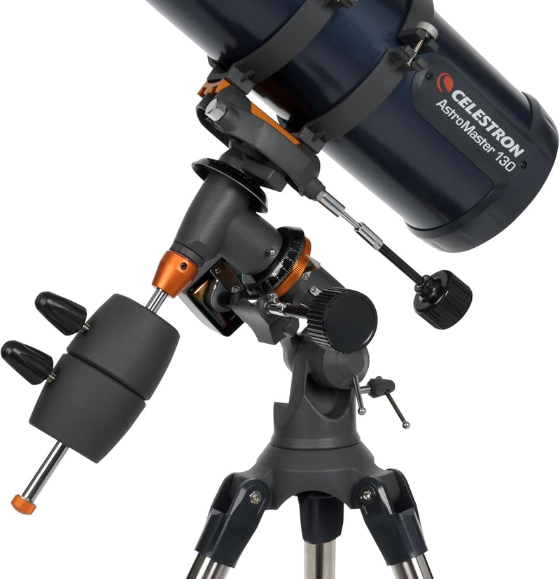 Celestron 31051 AstroMaster 130EQ motorbetriebenes Newtonsches Spiegelteleskop, Dunkelblau Astromast