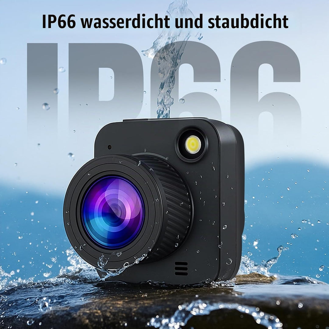 4K Zeitraffer Kamera, 3200W, IP66 wasserdichte Zeitrafferkamera mit 6 Monate Akkulaufzeit, 64GB TF-K