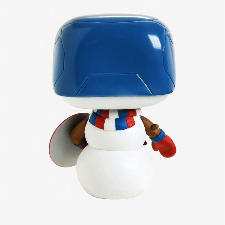 Funko Pop! Bobble Marvel: Holiday - Captain America - Vinyl-Sammelfigur - Geschenkidee - Offizielle