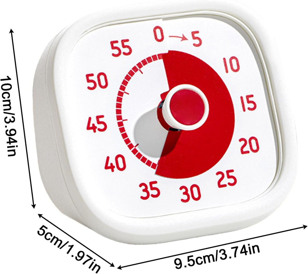 Visuelle Uhr für Kinder - Visueller Timer 60 Min. | Zeitmanagement Lernhilfe Geräuschlos Für Lehrer