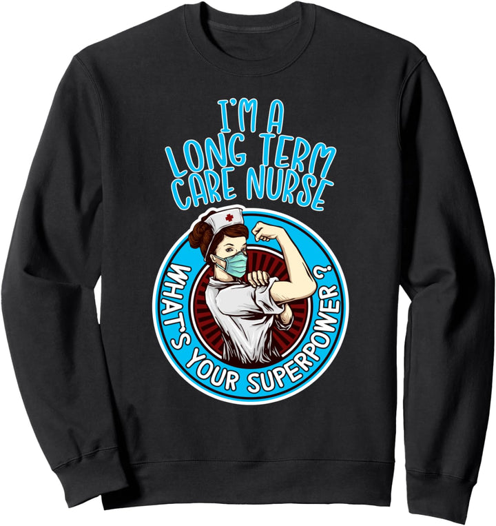 Krankenschwester Shirt für Frauen Krankenpflegebekleidung Sweatshirt
