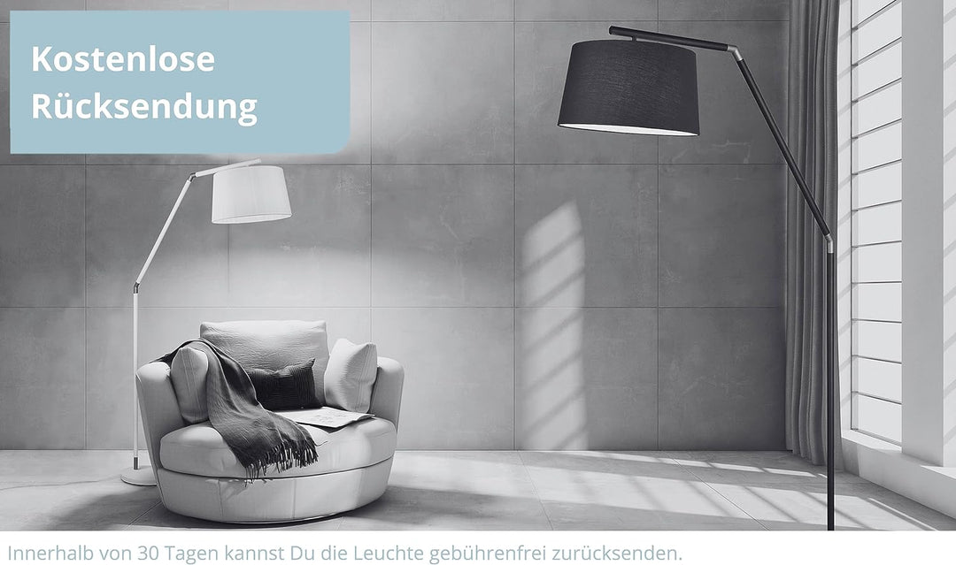 lightling LED Wandleuchte Nachttischlampe Kian mit Lese Spot und Ablage für Handy (inkl. USB Anschlu