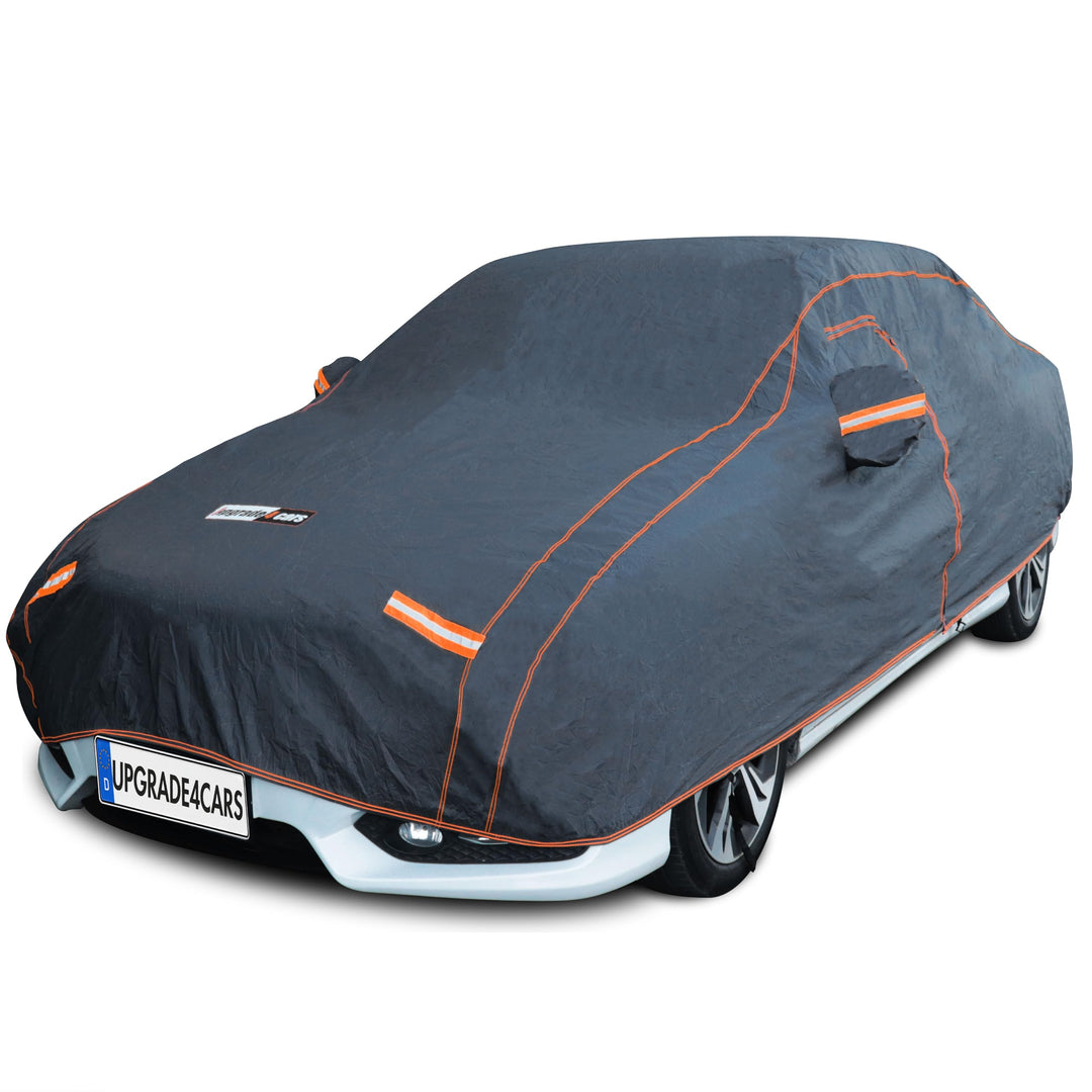 Upgrade4cars Autoabdeckung Outdoor Vollgarage atmungsaktiv &amp; wasserdicht | Auto Abdeckplane Komplett