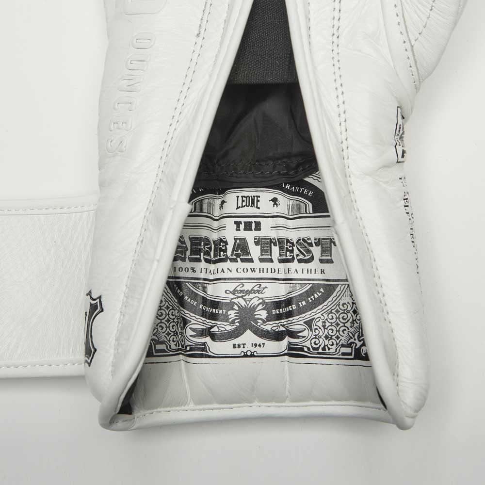 Leo Handschuhe Boxen The Greatest 12 Oz 04 White, 12 Oz 04 White