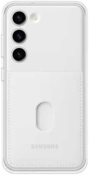 Samsung Frame Smartphone Case EF-MS911 für Galaxy S23, Handy-Hülle, Durchsichtig, Kratzfest, Rahmen,