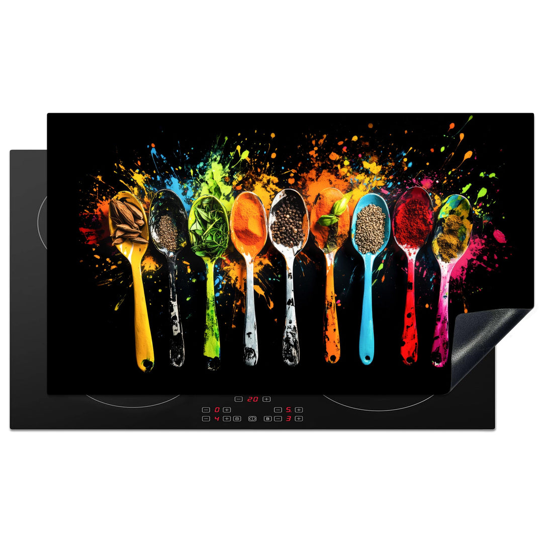 Herdabdeckplatte 90x52 cm Einteilig Herdabdeckung Abdeckplatte für Ceranfeld Abdeckung Induktionskoc