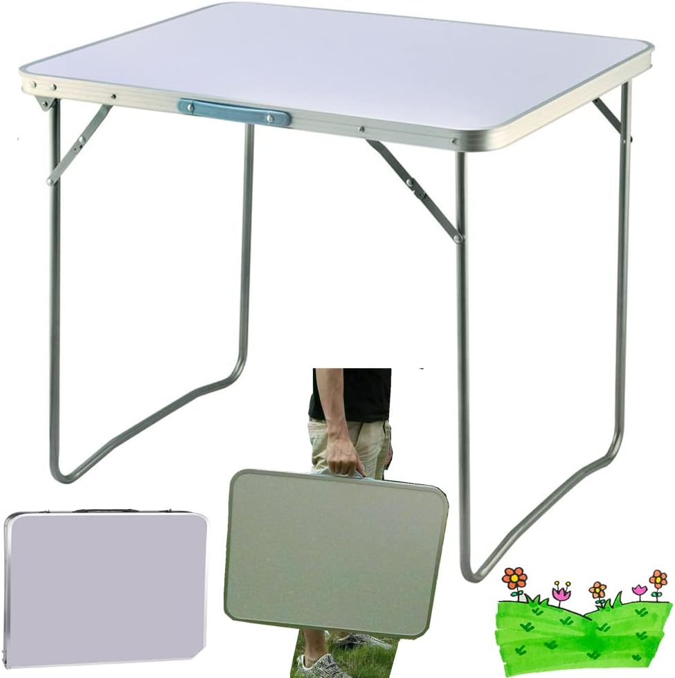 Campingtisch, tragbarer Picknicktisch, Aluminium, Klapptisch, für drinnen und draussen, robustes Gar