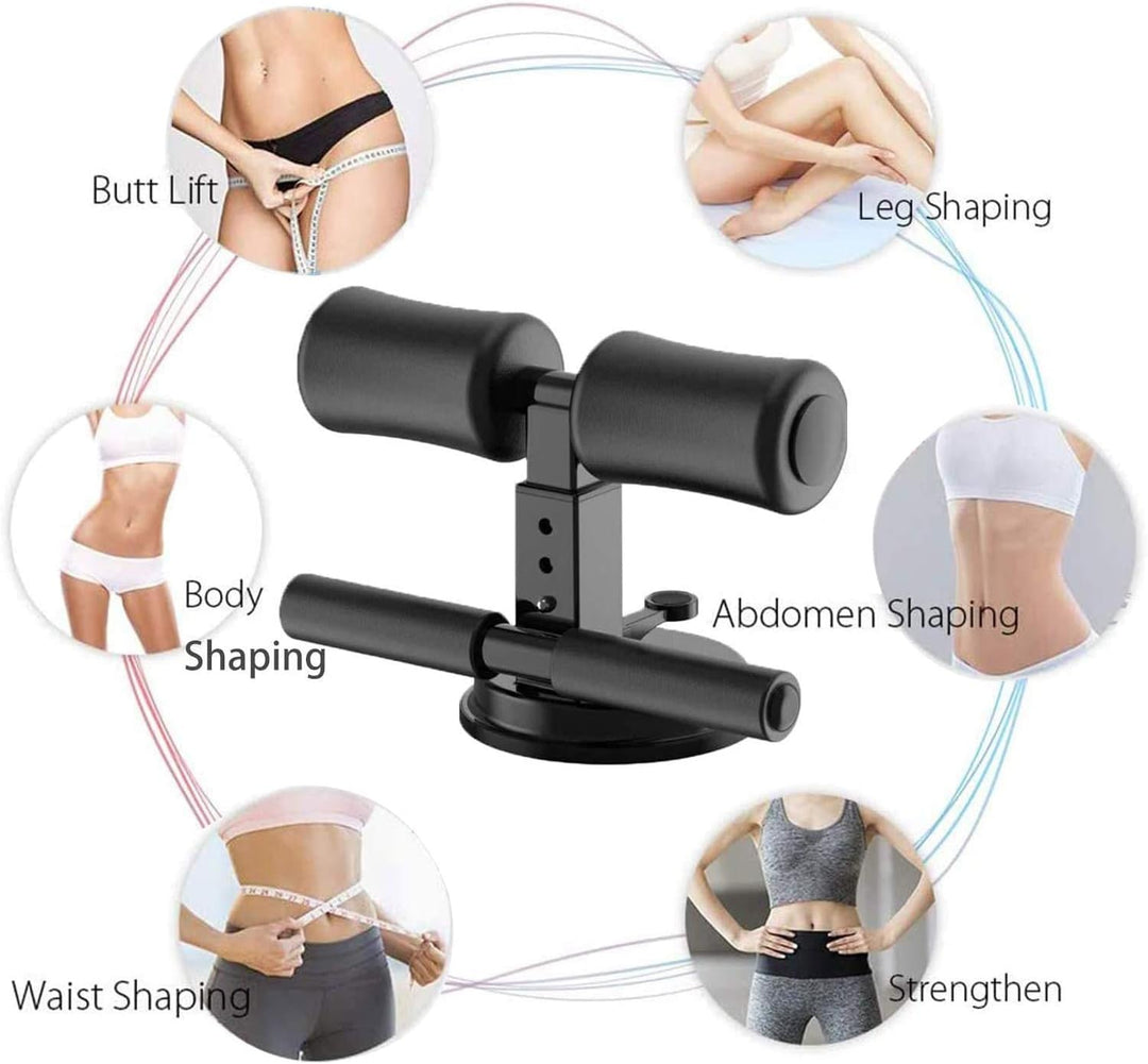 OUQIWEN Tragbare Sit-Up-Bar,Sit-Ups Assistent Gerät,Selbstsaugung Sit up-Bar,Multifunktionale Baucht