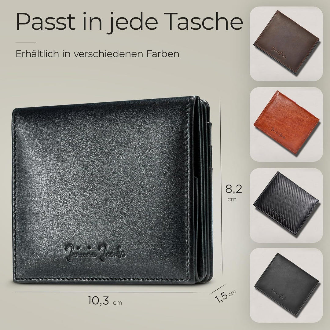 Jaimie Jacobs Flap Boy Das Original Magic Wallet mit Münzfach RFID-Schutz Magischer Geldbeutel Portm