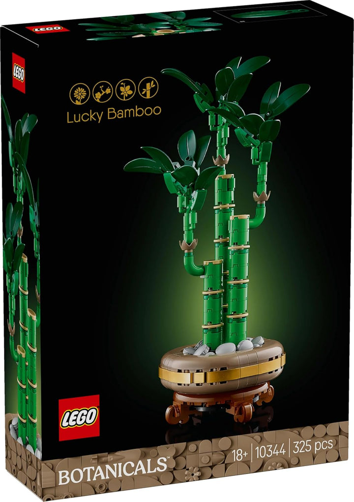 LEGO Botanicals Glücks-Bambus, Kunstpflanze - Bauset für Erwachsene - Geschenk für Einweihungspartys