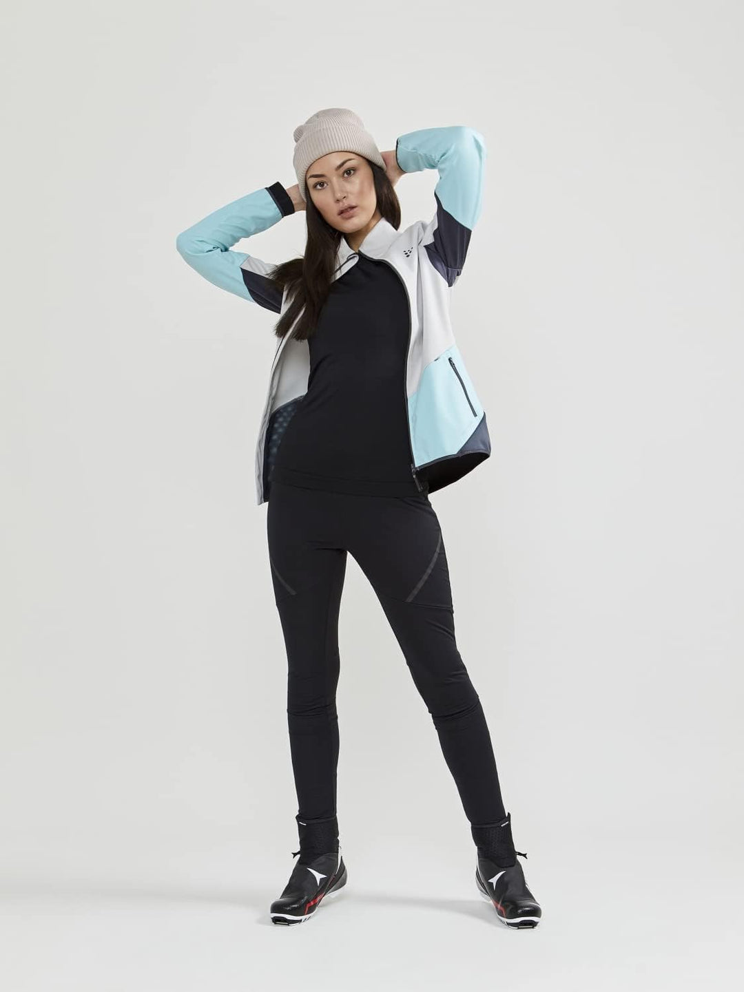 Craft Glide Wind Tights W M 999000 Black, M 999000 Black