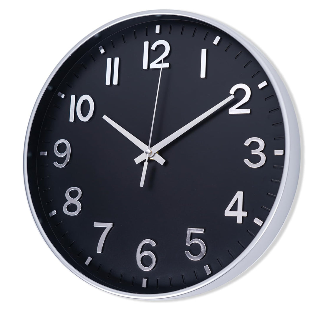 HZDHCLH Funkuhr 30 cm Grosses Ziffernblatt Wanduhr Geräuschlos,Geeignet für Schule, Zuhause, Wanddek