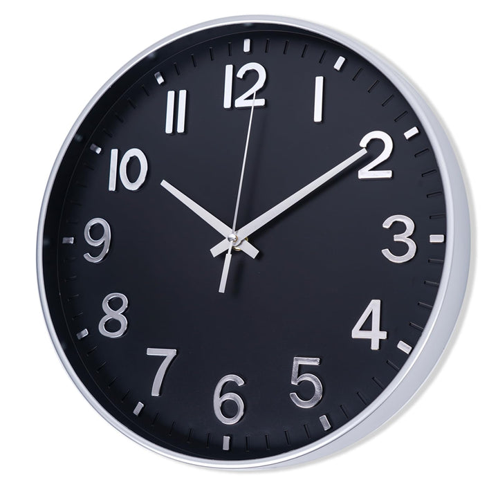 HZDHCLH Funkuhr 30 cm Grosses Ziffernblatt Wanduhr Geräuschlos,Geeignet für Schule, Zuhause, Wanddek
