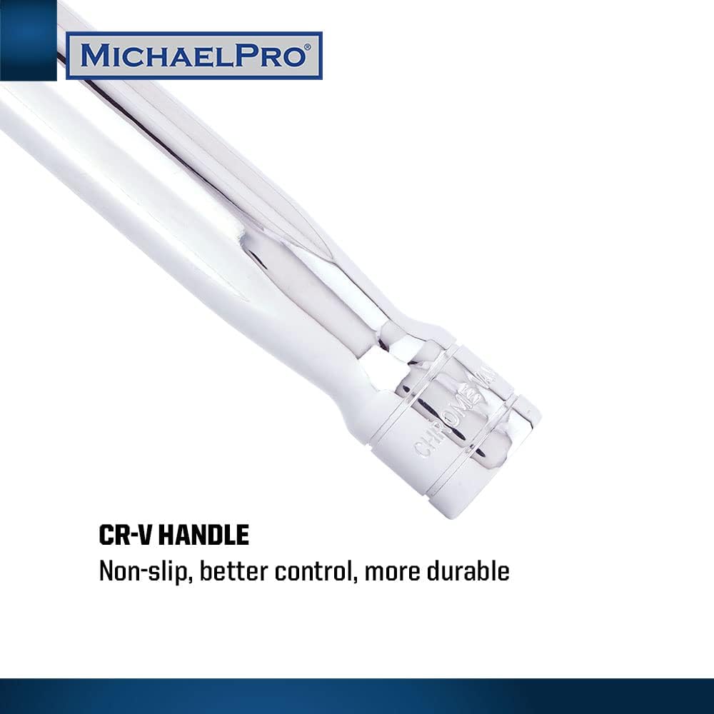 MichaelPro MP007003 1,27 cm Antriebsverlängerung Breaker Bar/Flex Griff, 45,7 cm Länge, verbinden Si
