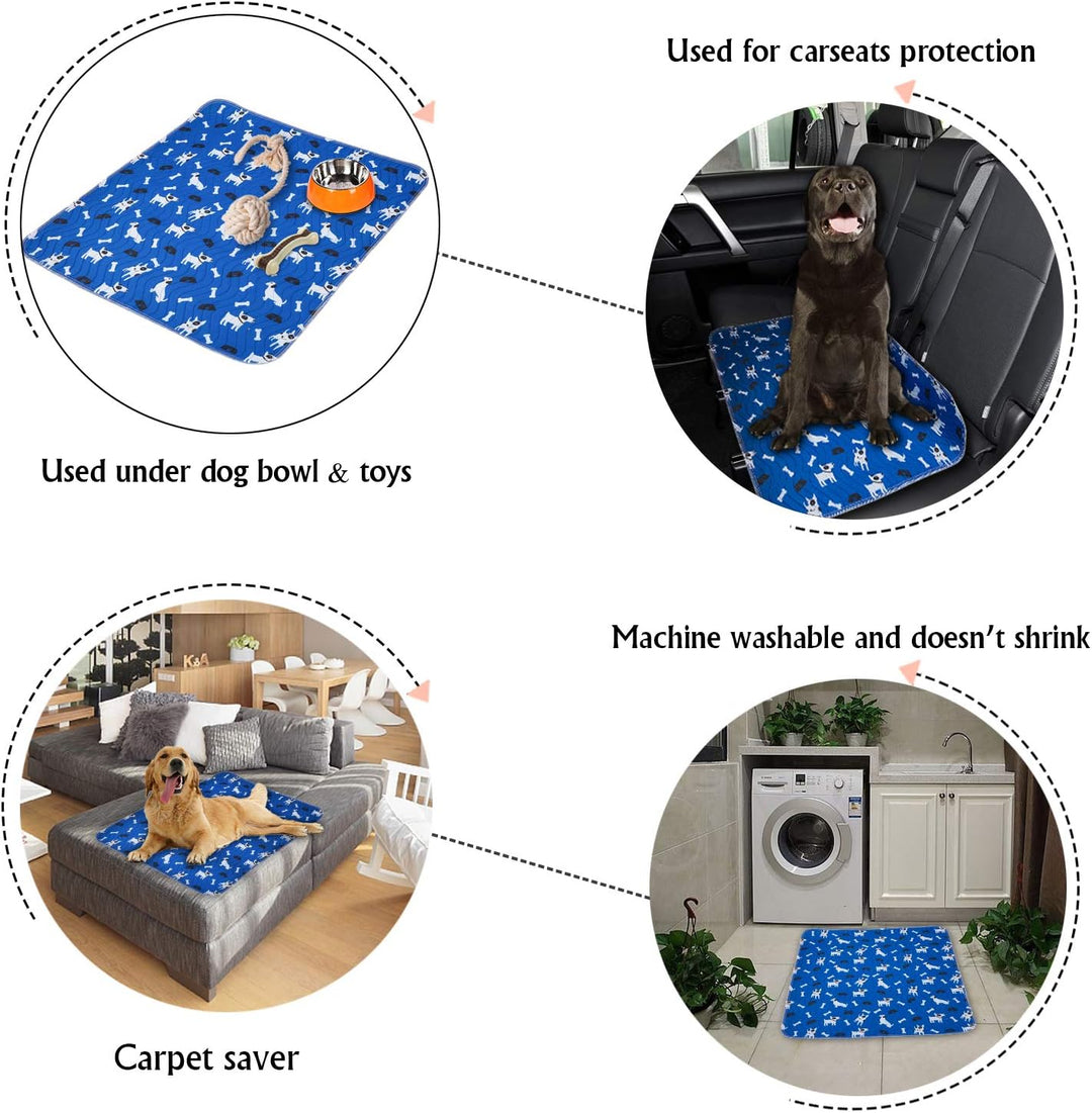 Yangbaga PIPI matten für Hunde, 80 * 90cm 2ST Welpenunterlagen, rutschfeste unterlage PIPI Pads für
