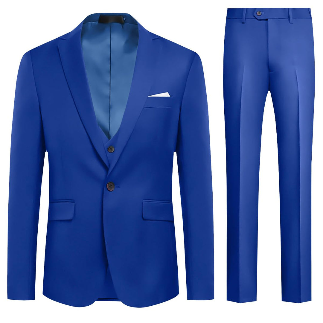 Allthemen Anzug Herren Anzug Slim Fit 3 Teilig Herrenanzug 3-Teilig Anzüge Herren Modern Sakko für B
