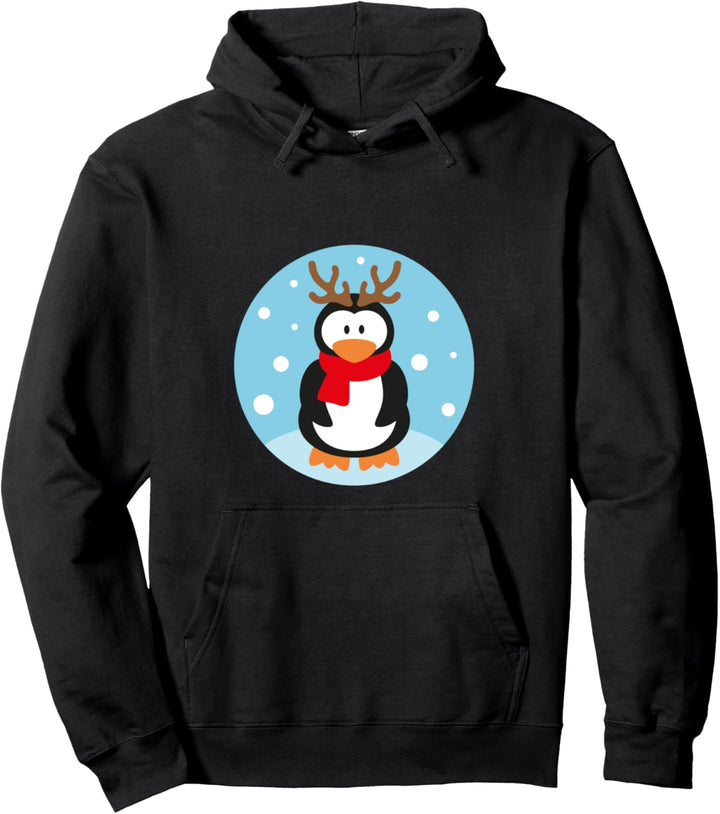Weihnachtspinguin Pullover Hoodie