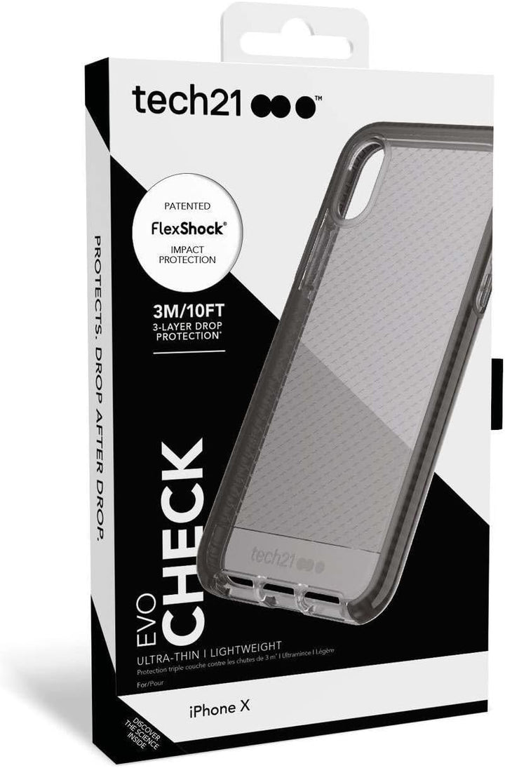 Tech21 Schutzhülle für iPhone X grau/schwarz grau / schwarz, grau / schwarz