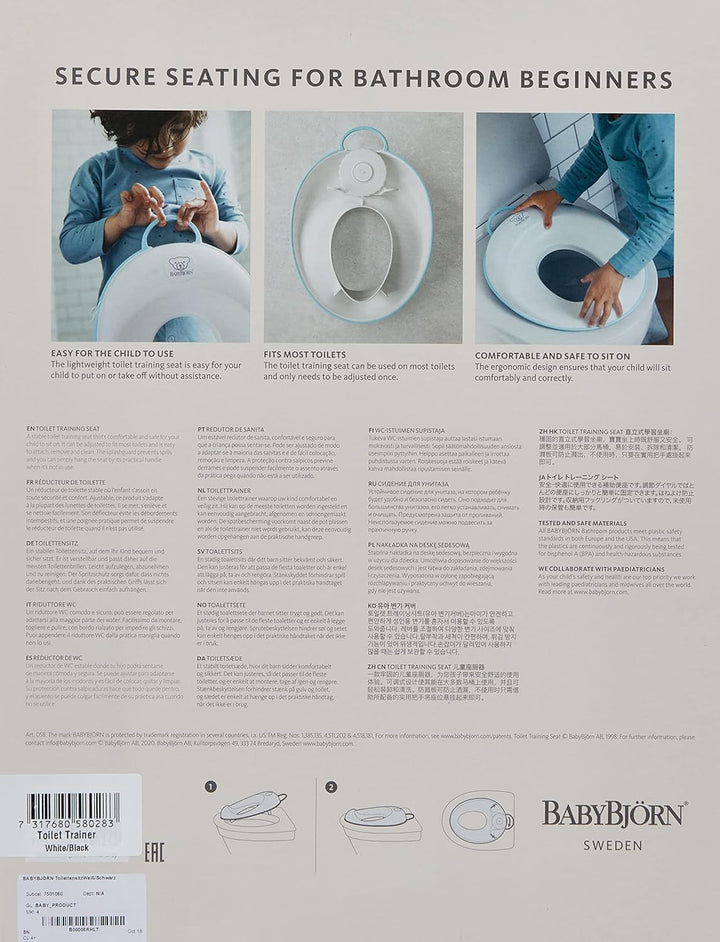 BabyBjörn Toilettensitz, Weiss/Schwarz, Weiss/Schwarz