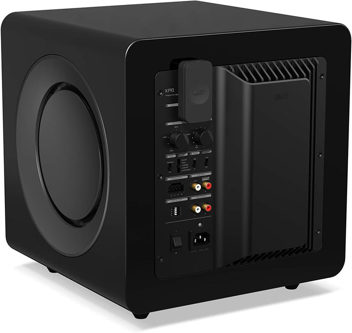 KEF KW1 Kabelloses Subwoofer Adapter Kit Schwarz | Passend zu Kube8b, Kube10b, Kube12b, KF92| Funküb