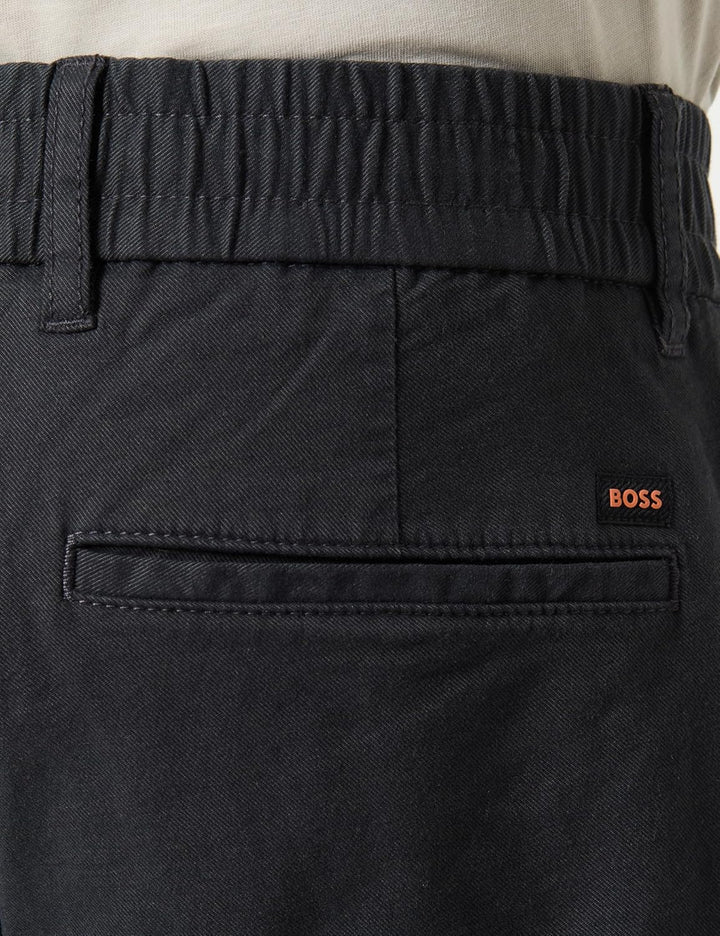 BOSS Herren Trousers_Flat 36W / 30L Black1, 36W / 30L Black1
