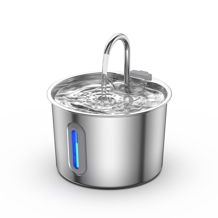 Katzenbrunnen Fortgeschritten 304 Edelstahl Trinkbrunnen für Katze: Katzenbrunnen für Katzen - 2.2L