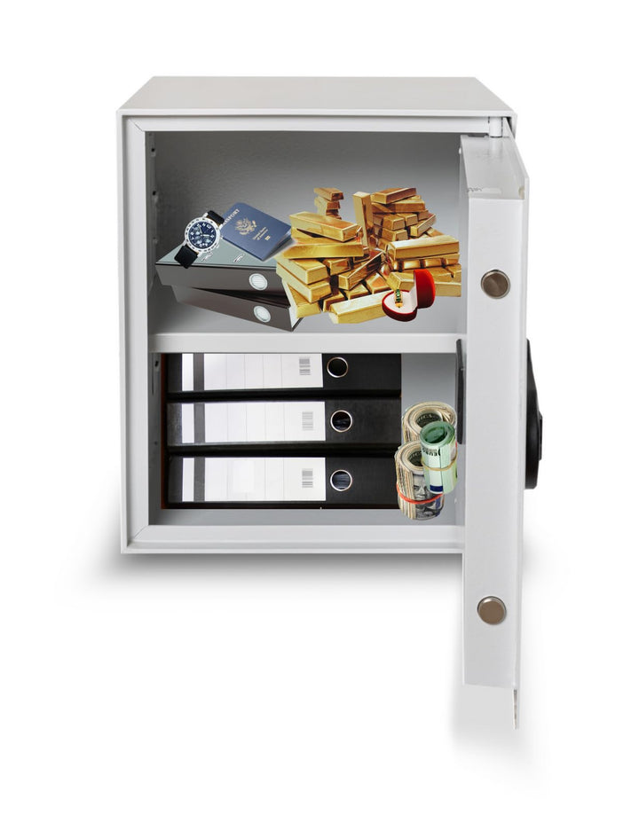 Konsmetall - Tresor für Zuhause Kolibri 2.0 43 T, Safe Tresor Elektronisch, Möbeltresor 43 x 37,1 x