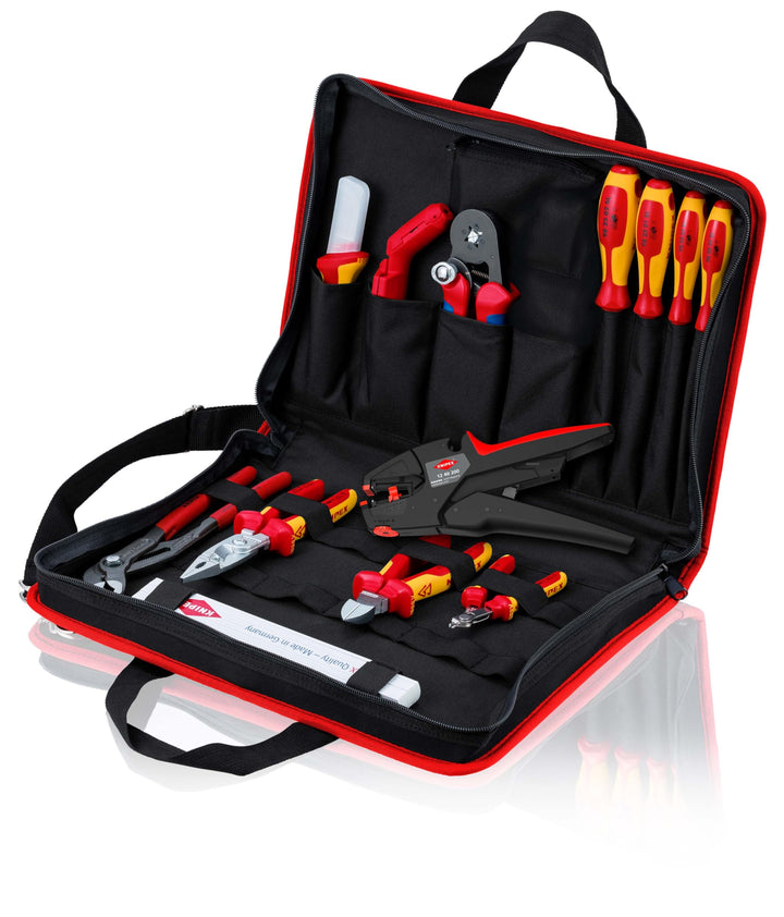 KNIPEX 00 21 11 Werkzeugtasche "Kompakt" Elektro 14-teilig