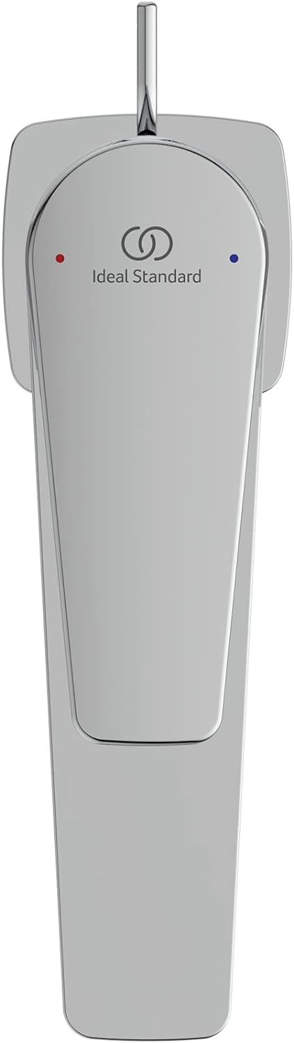 Ideal Standard BC686AA Cerafine D Waschtischarmatur Grande mit Zugknopf-Ablaufgarnitur Auslaufhöhe 1