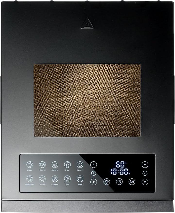 Solis VitaDrey Dörrautomat 850 W – 8 Edelstahl-Dörrgitter, Touchdisplay, 35–75 °C, 48 h Timer, Innen