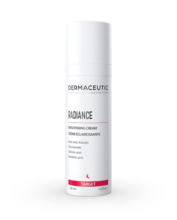 Dermaceutic Radiance - Aufhellende Creme mit Kojisäure, Arbutin, Niacinamid, Salicyl- und Mandelsäur