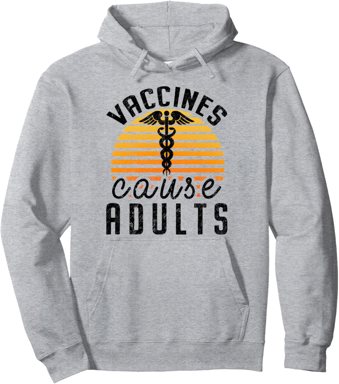 Pro Impfung Vaccines Cause Adults Impfen Impfschutz Impf Pullover Hoodie