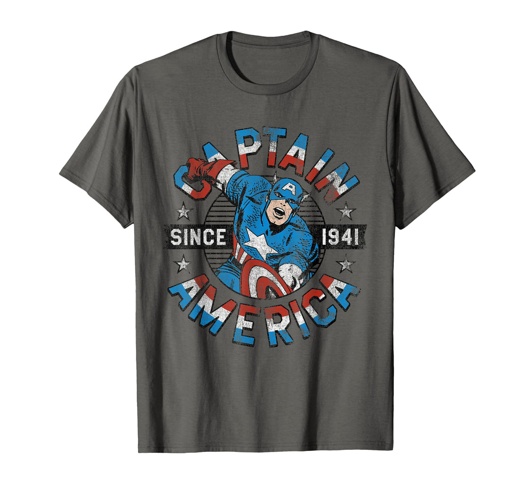 Kids Marvel Captain America Avengers 1941 Graphic T-Shirt 12 Baby Blue