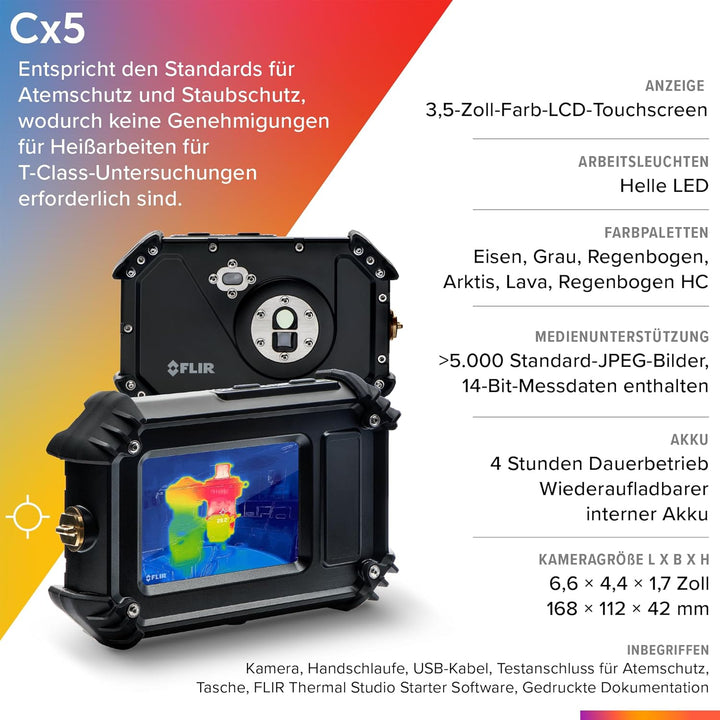 FLIR Cx5 Hazardous Location Thermal Camera, Cx5
