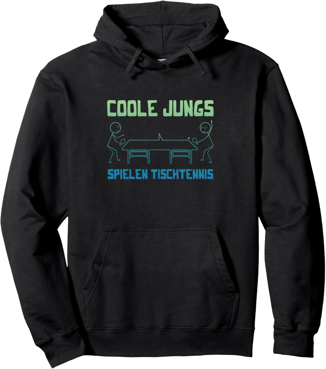 Coole Jungs Spielen Tischtennis Tischtennisspieler Spruch Pullover Hoodie
