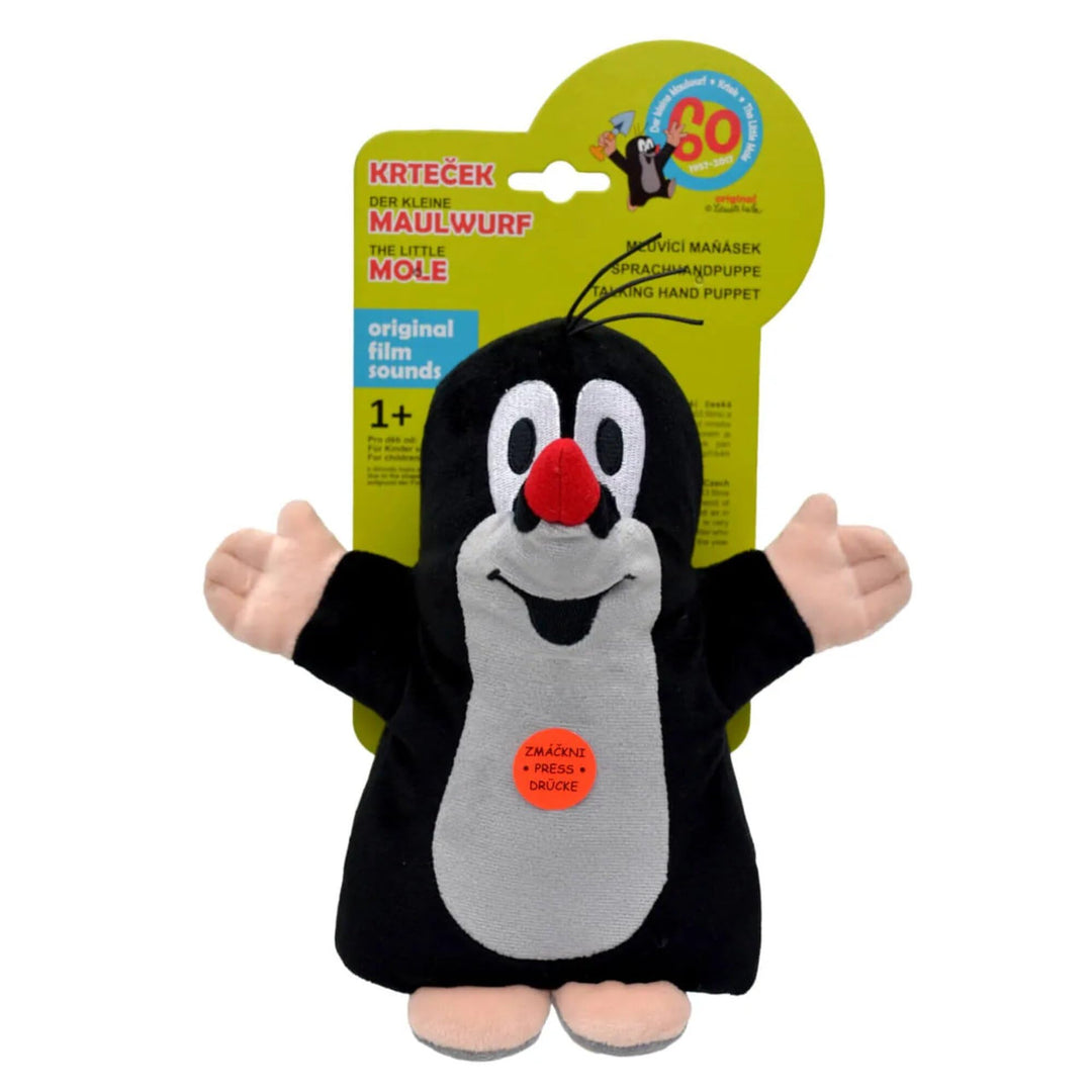 Trullala Sprach-Handpuppe, der kleine Maulwurf, aus der ''Sendung mit der Maus'', 20 cm