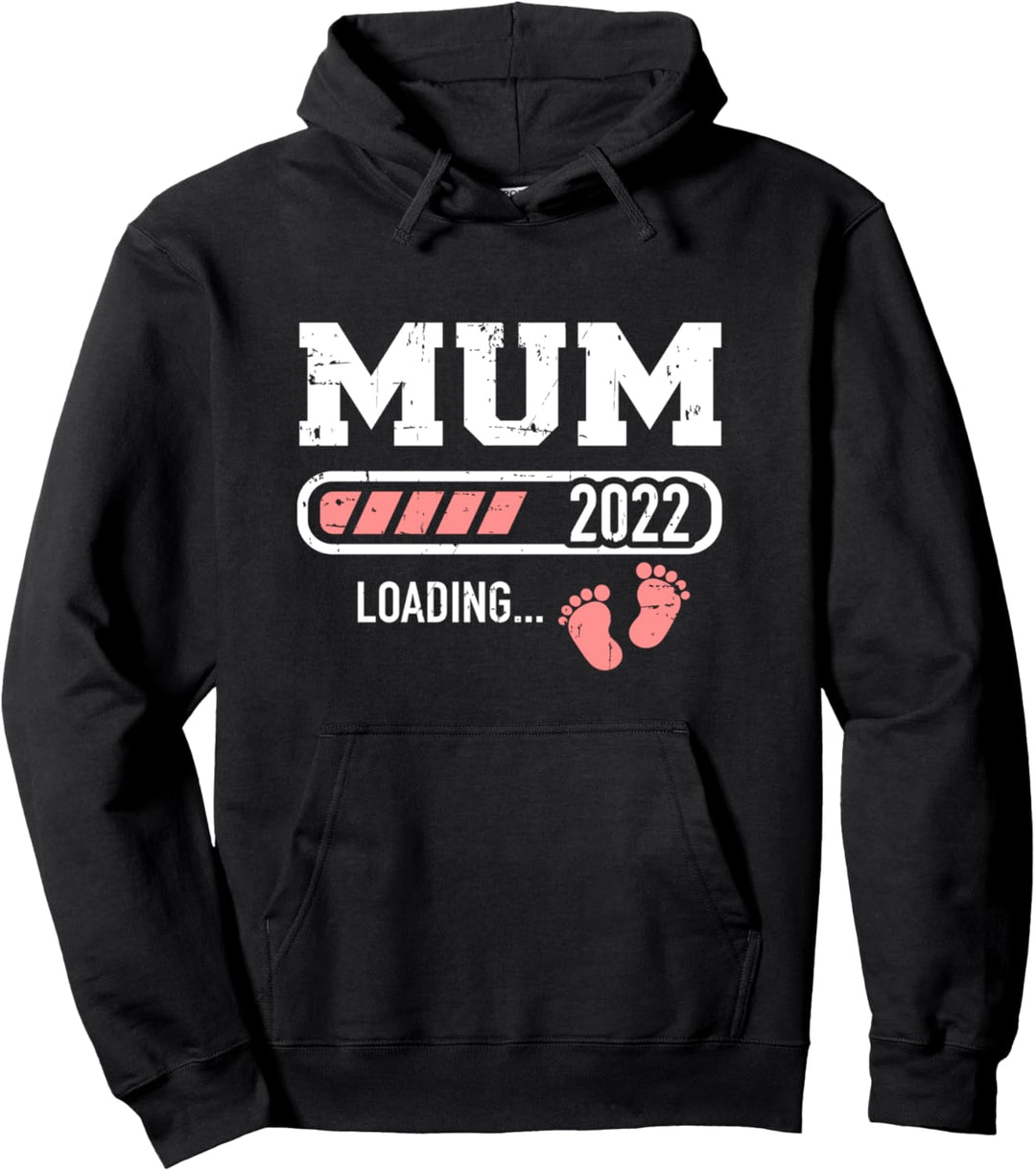 Mama 2022 loading Schwangerschaft verkünden Pullover Hoodie