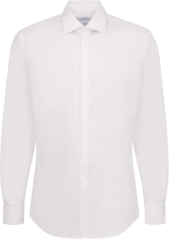 Seidensticker Herren Men Shaped Gala Businesshemd 37 Ecru(245270), 37 Ecru(245270)