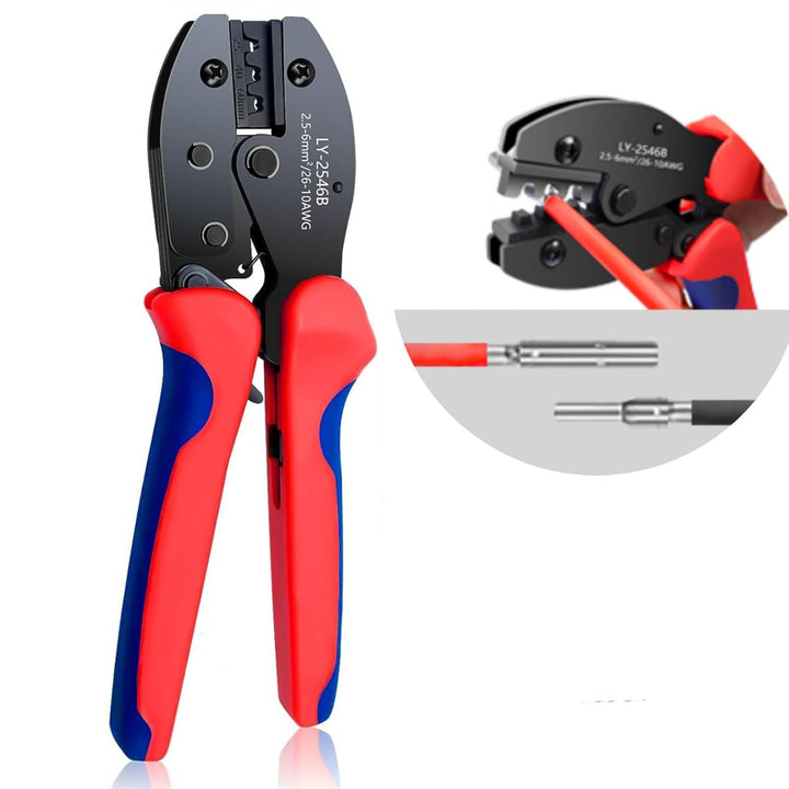QeeHeng Solarpanel-Crimpzange, Crimper für 2,5/4/6 mm Solarpanel-PV-Kabel LW75, LW75