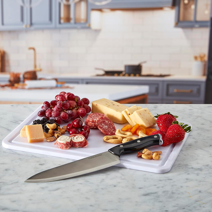 Farberware Grosses Build-A-Board Snacklebox Serviertablett mit verschliessbarem Kunststoff-Schneideb