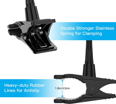 Smatree Webcam Halterung Flexibler Schwanenhals Ständer für Webcam, Kompatibel für NexiGo N660P N680