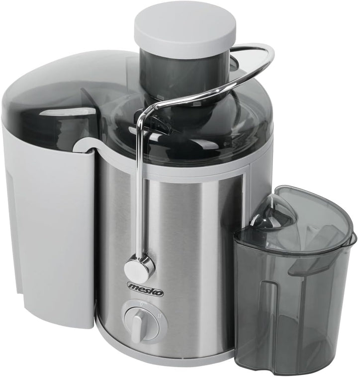 Mesko MS 4126 Entsafter für Obst und Gemüse aus Edelstahl, Saft/Juice Maschine, 65mm breiter Einlass