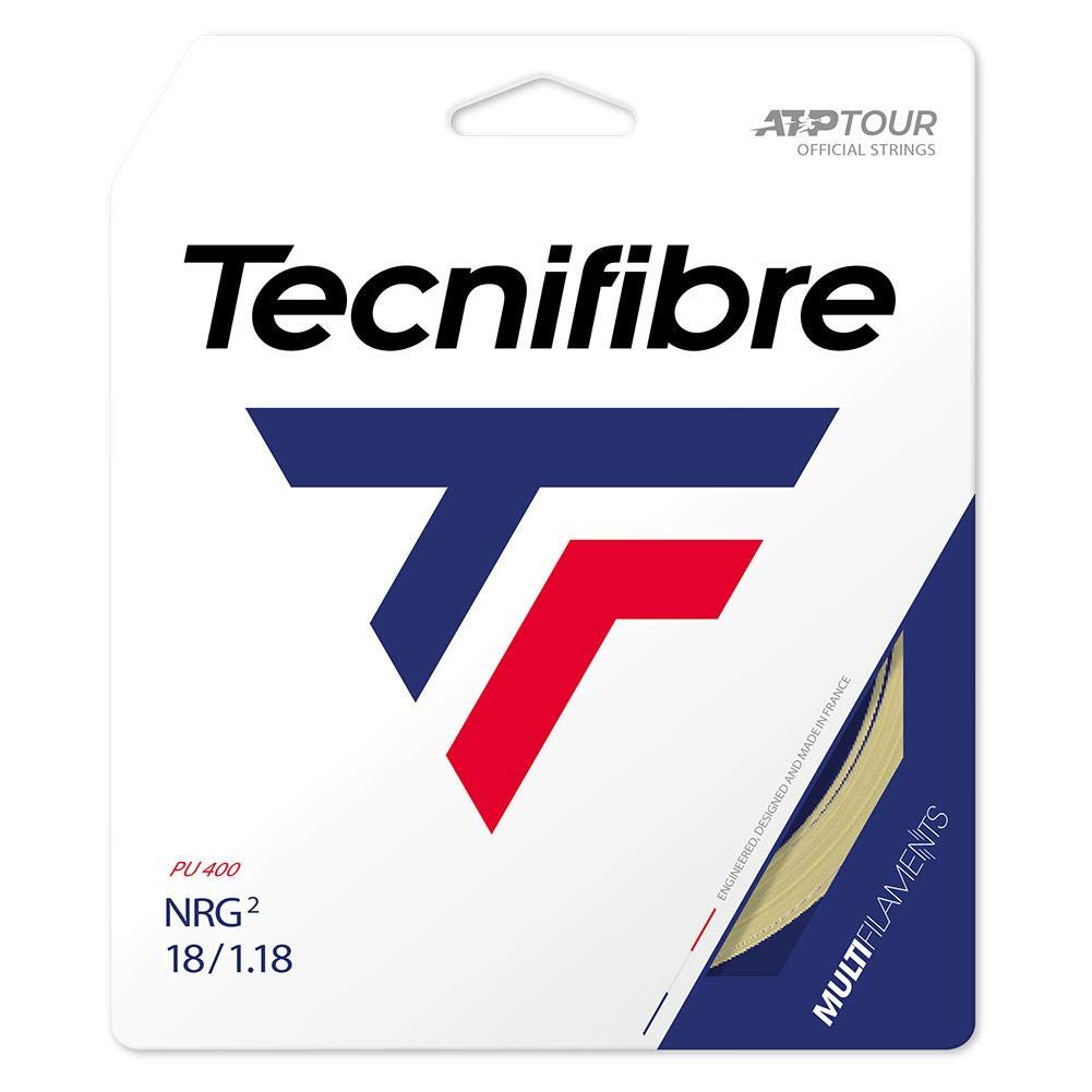 Tecnifibre Saitensatz Nrg2 12,2M Off-White 1,24 mm 1.24 mm Natur, 1.24 mm Natur