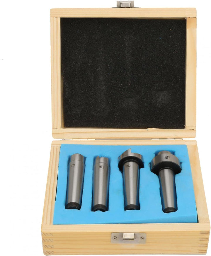 4 Stücke MT1/MT2-Drehmaschinen-Drehbecher-Mittelset für Holzbearbeitungsmaschinen(MT2)