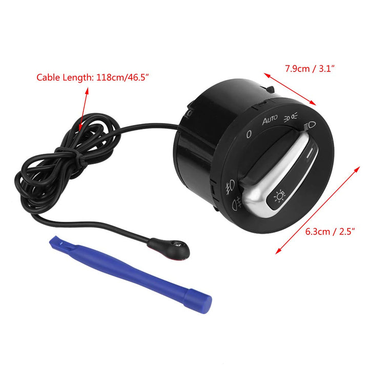 Scheinwerferschalter Lichtsensor, Auto Scheinwerferlampensteuerschalter Lichtsensormodul für MK5 MK6