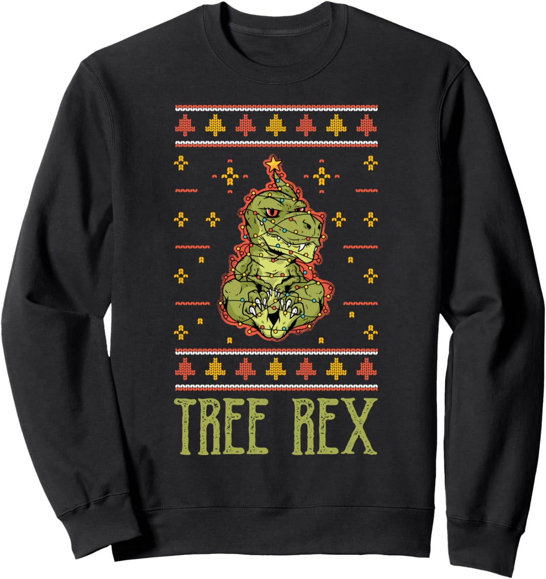 Dinosaurier Ugly Christmas Sweater Sweatshirt