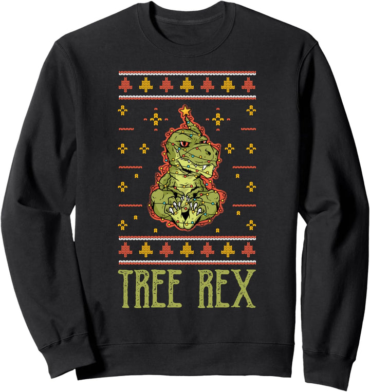Dinosaurier Ugly Christmas Sweater Sweatshirt