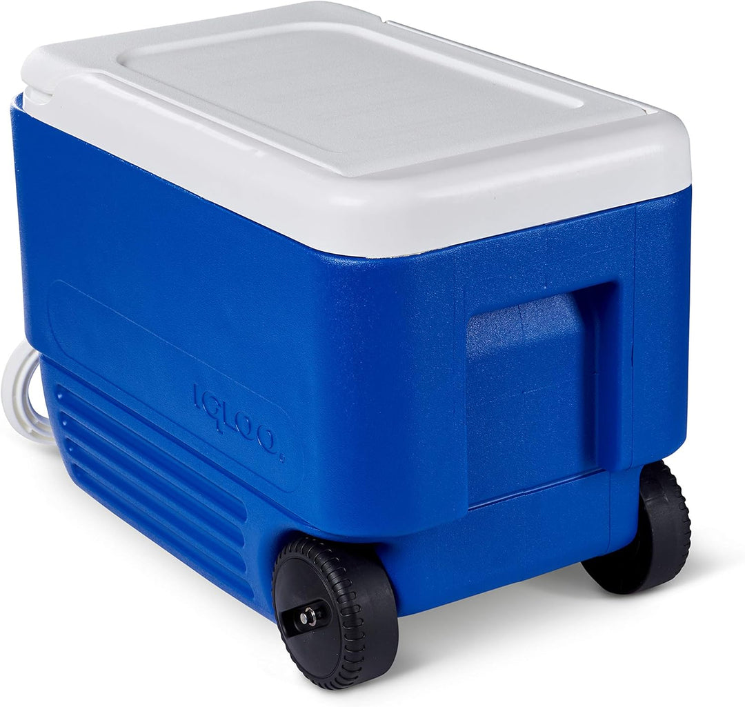 IGLOO WHEELIE COOL BEVERAGE COOLER 38 QUART