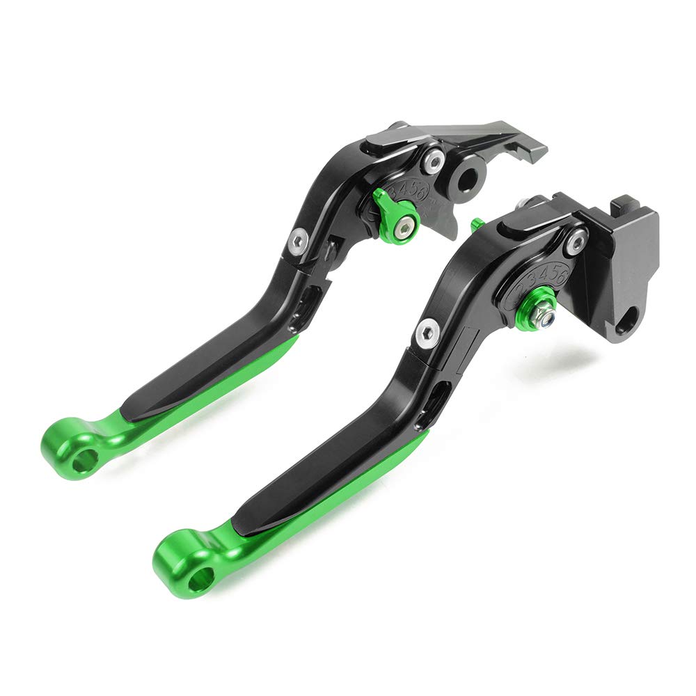 ZHUOWU Einstellbar Motorrad Kupplung und Bremshebel CNC Klappbar Ausziehbar Für Z900 Ninja 650R ER6-
